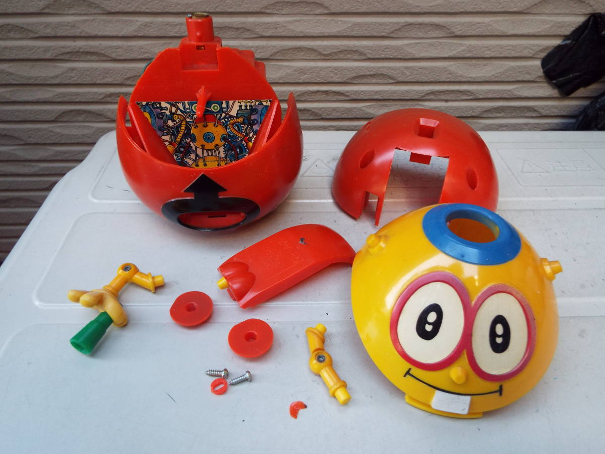 旧タカラ メカ タマゴロー 中古ジャンク部品。ロボダッチ ベルヌ。昭和