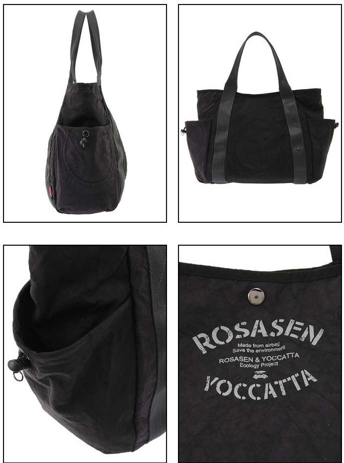 限定品 ROSASEN yoccatta コラボ トートバッグ セット ブラック 受注