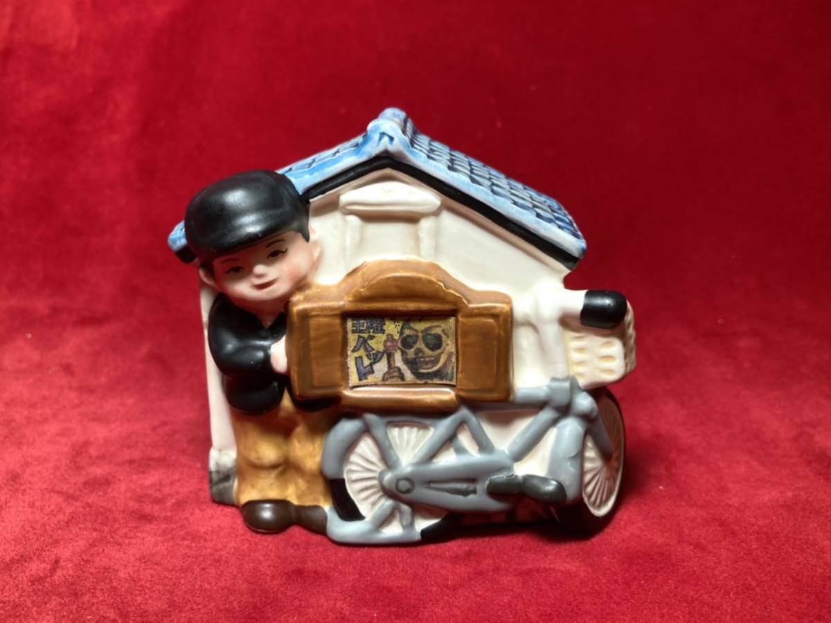 昭和レトロ　黄金バット　陶器貯金箱 昭和レトロ黄金バット陶器貯金箱