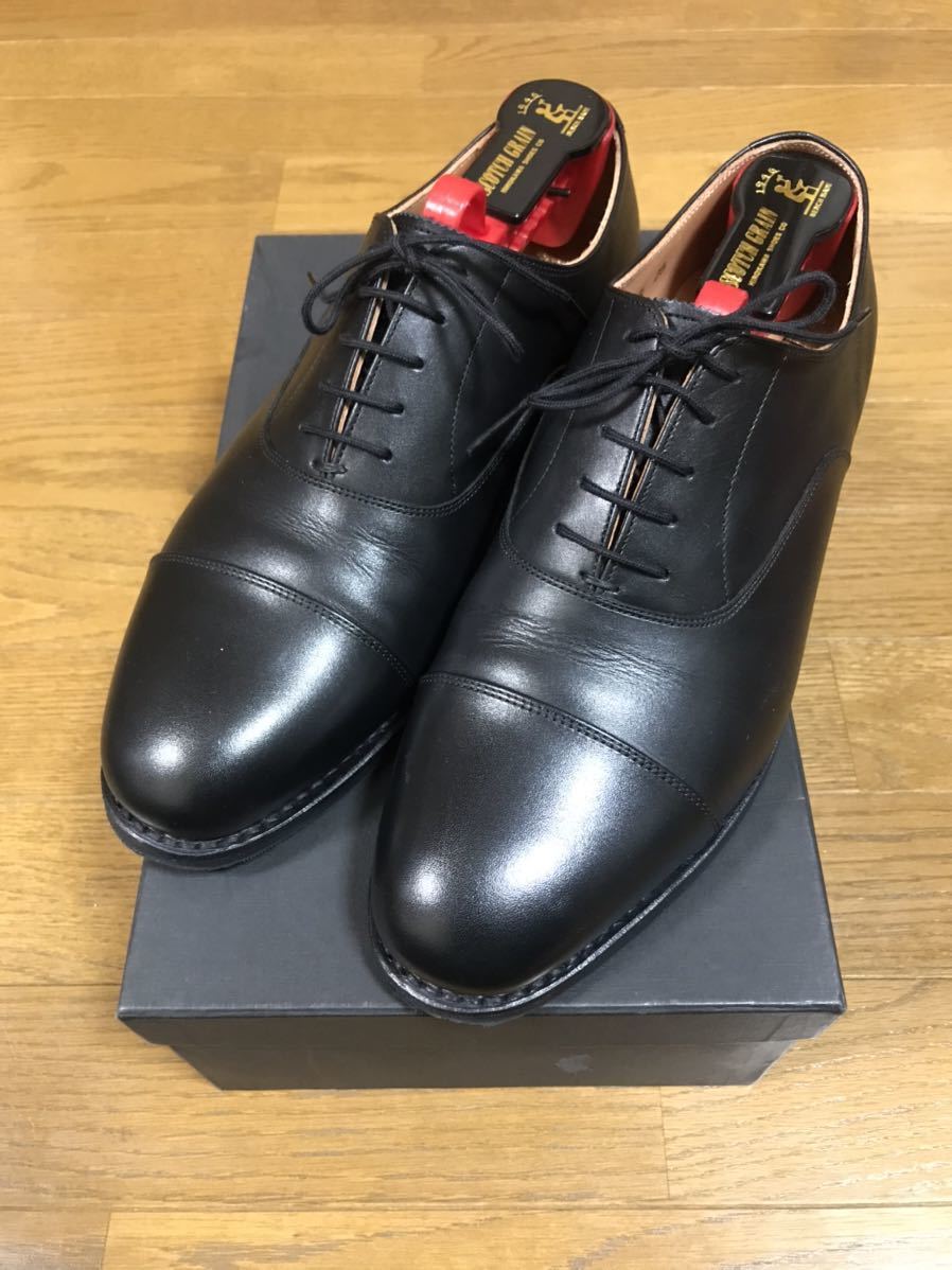 スコッチグレイン ストレートチップ 26.5cm 本革 スコッチグレイン SCOTCH GRAIN 4226BL（EEEE） シャインオアレイン 4E