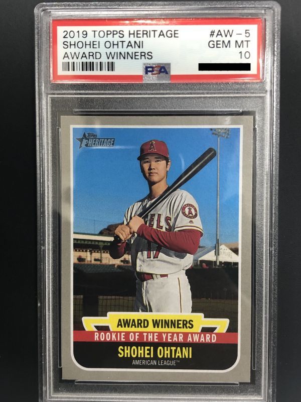 大谷翔平 TOPPS NOW ルーキーカード 新人賞 PSA最高鑑定 記念 ...