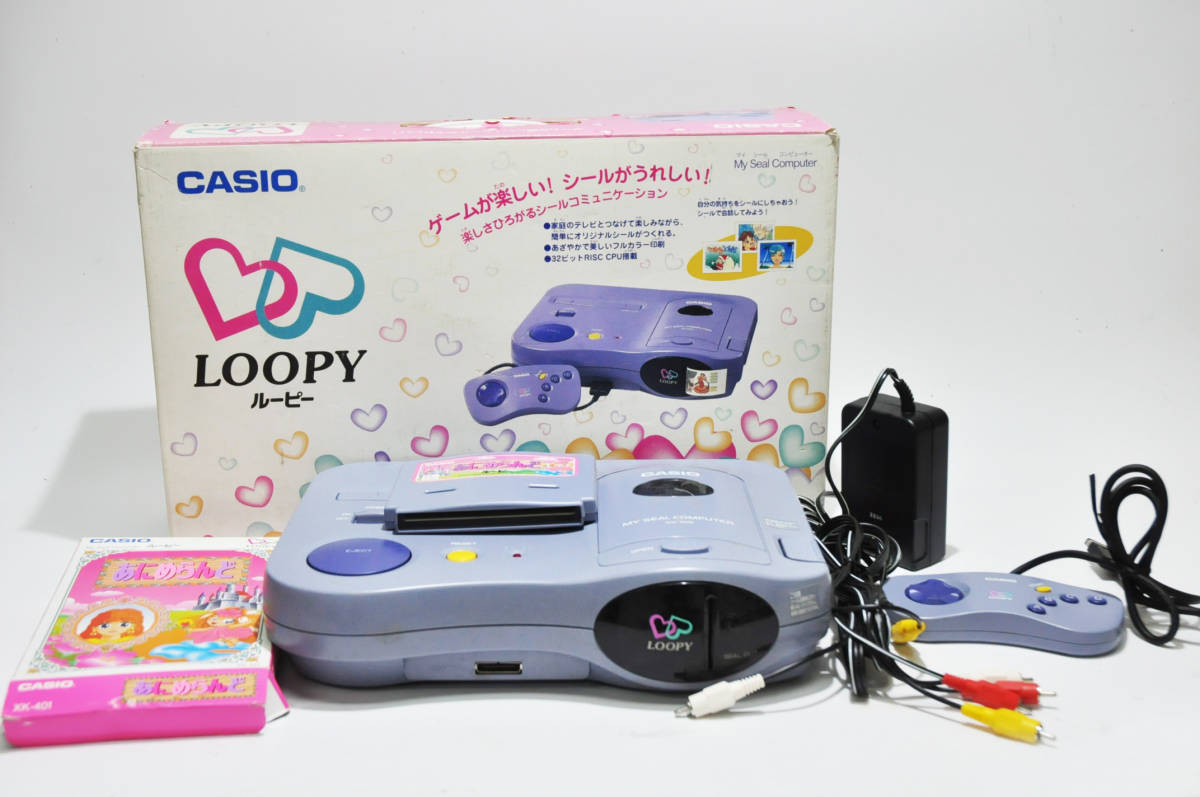 カシオ CASIO LOOPY ルーピー マイシールSV-１００ CASIO カシオ LOOPY ルーピー SV-100 マイ シール コンピューター 現状