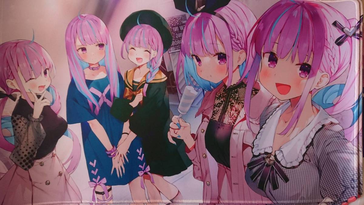 ホロライブ Hololive ラバーマット プレイマット 約600mm 350mm 湊あくあ D 0212 の落札情報詳細 ヤフオク落札価格情報 オークフリー スマートフォン版