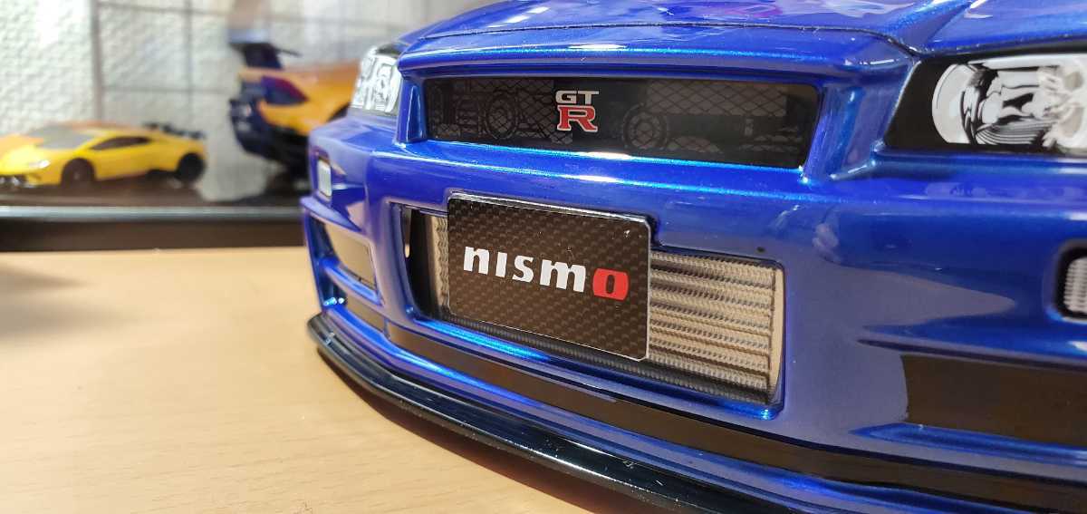 新品】タミヤ 1/10 スカイラインGT-R（R34）パールブルー塗装済み