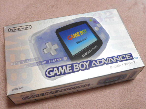 ほぼ新品 ゲームボーイアドバンス ミルキーピンク（GBA ゲームボーイ 