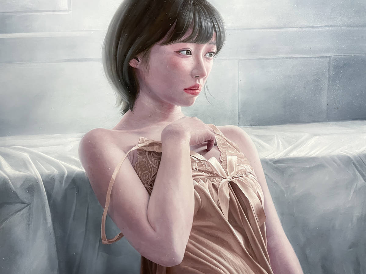 油彩画　写実画　リアリズム　30号　大作 油彩画 写実画 リアリズム 30号 大作 Yahoo!オークション