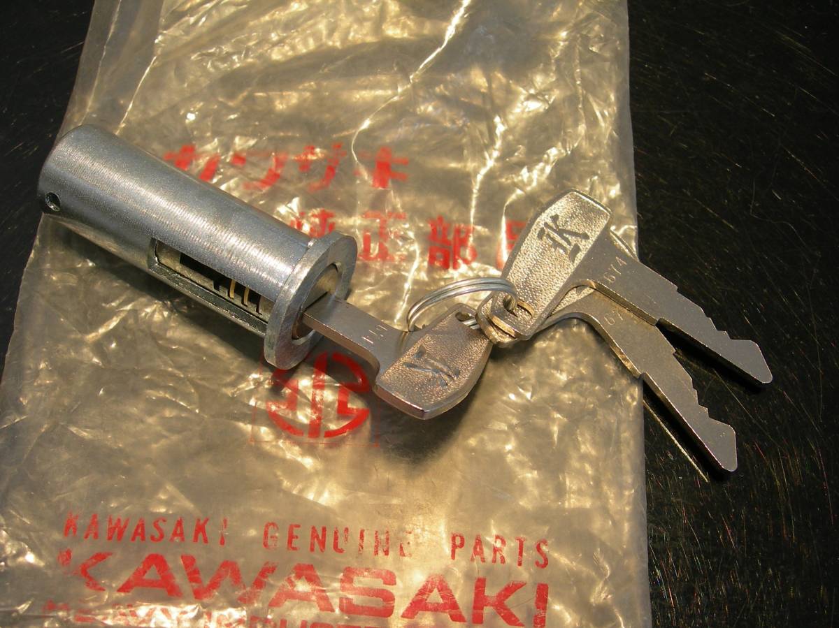 新品】マッハ 初期 500SS H1 H1A 純正NOS ステアリングロック