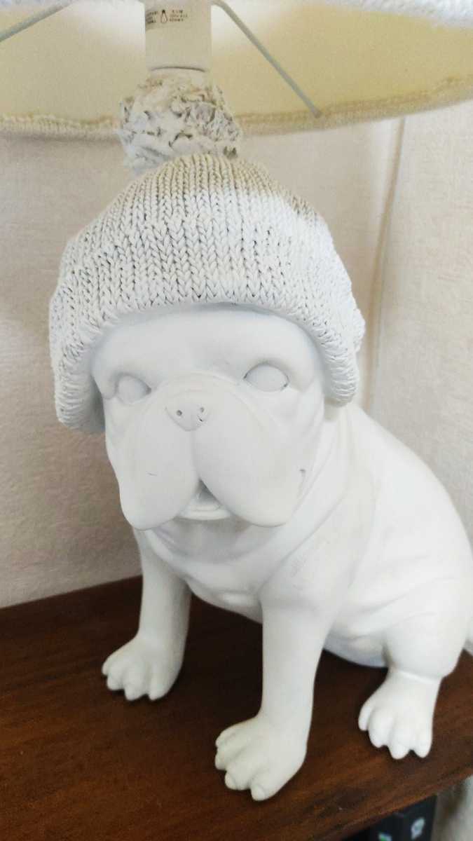 Francfranc テーブルランプ フレンチブルドッグ ウォームス テーブル