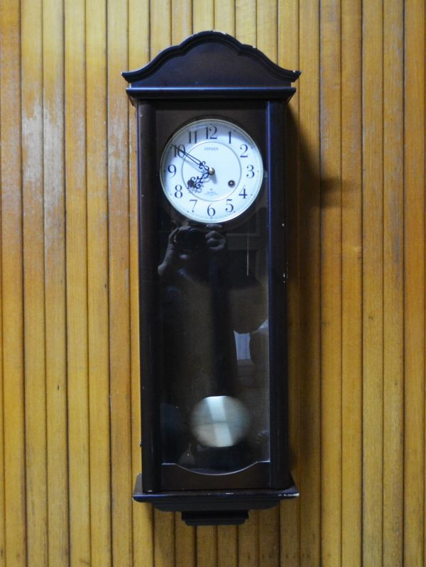 シチズン 柱時計 QUARTZ HOUR STRIKE