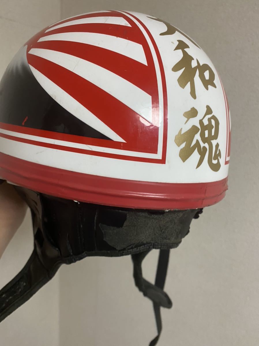日章 コルク半 半キャップ 富士 日の丸 ヘルメット 送料込みの落札情報