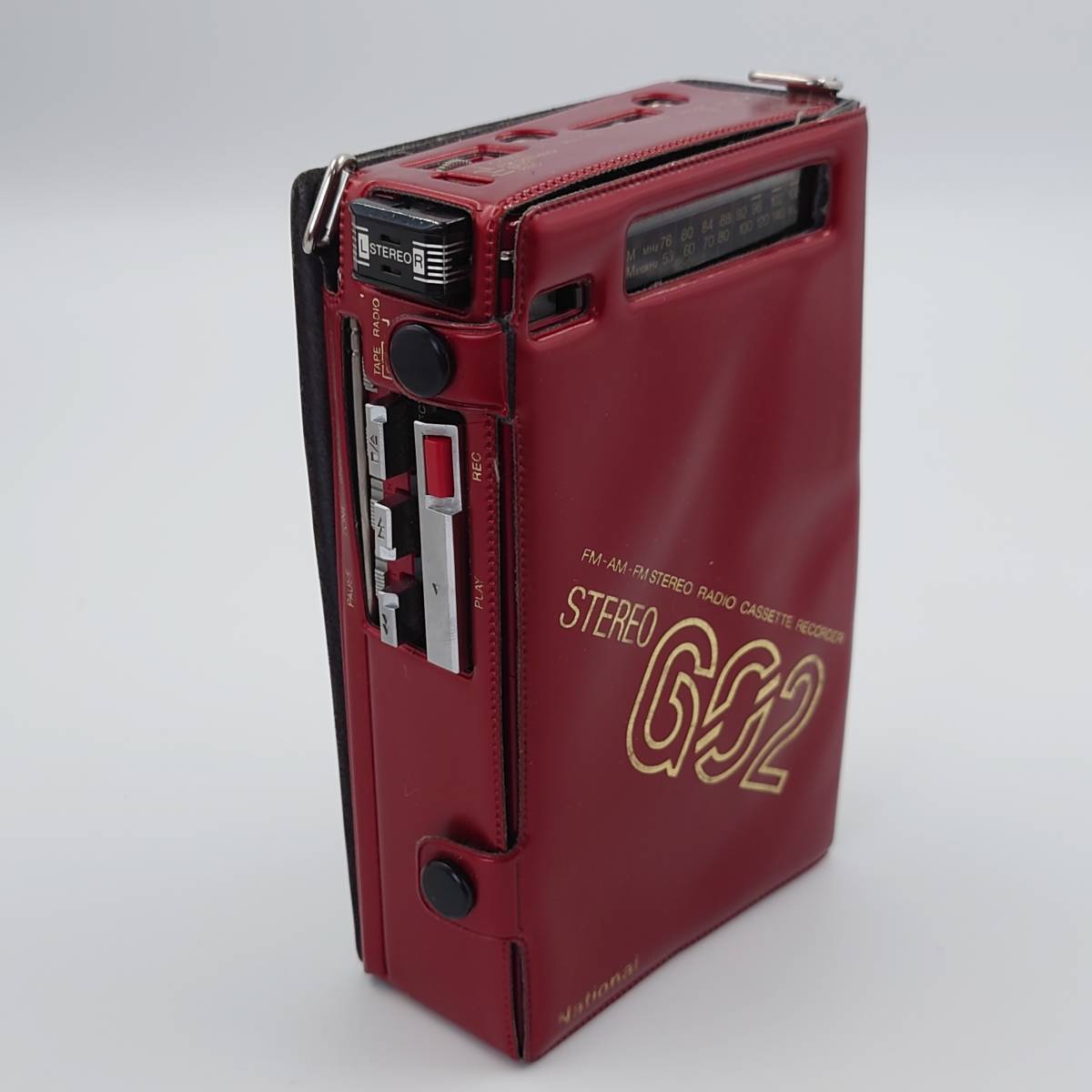 NATIONAL STEREO GO2 RX-1960 スピーカーセット　赤 NATIONAL STEREO GO2 RX-1960 スピーカーセット 赤 - メルカリ
