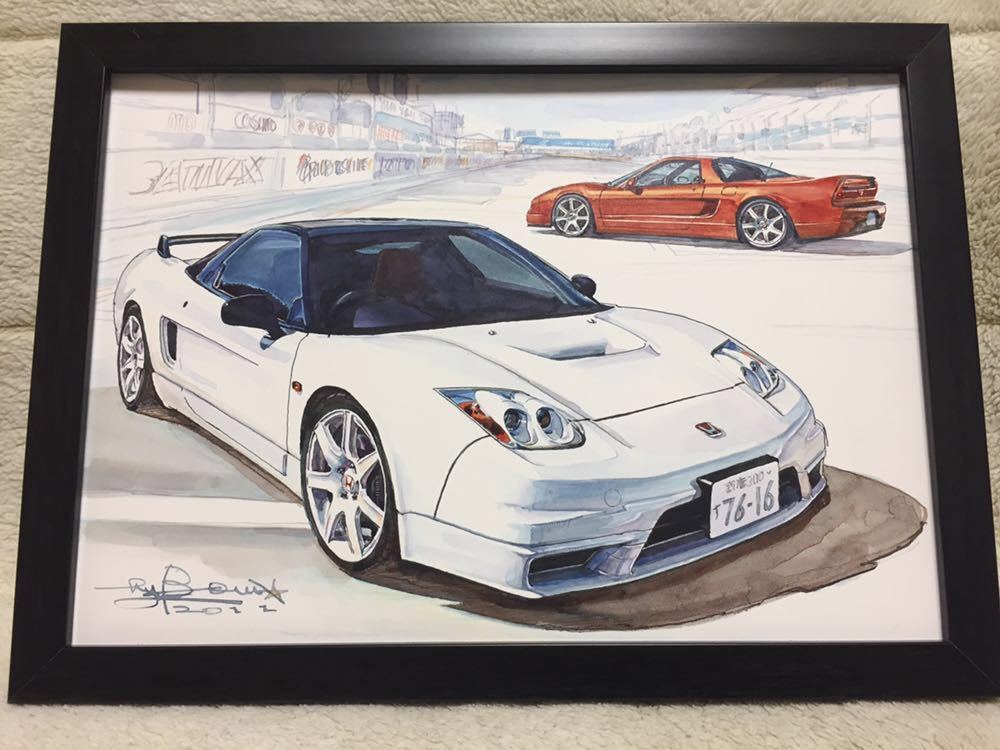 Bow イラスト ホンダ Nsx タイプr Nsx Honda Nsx R Nsx 額付き カレンダーカット 車 絵 カーマガジン の落札情報詳細 ヤフオク落札価格情報 オークフリー スマートフォン版