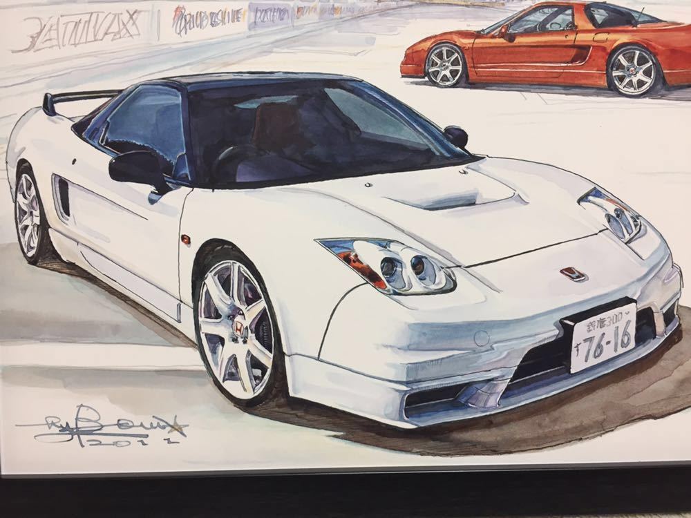 Bow イラスト ホンダ Nsx タイプr Nsx Honda Nsx R Nsx 額付き カレンダーカット 車 絵 カーマガジン の落札情報詳細 ヤフオク落札価格情報 オークフリー スマートフォン版