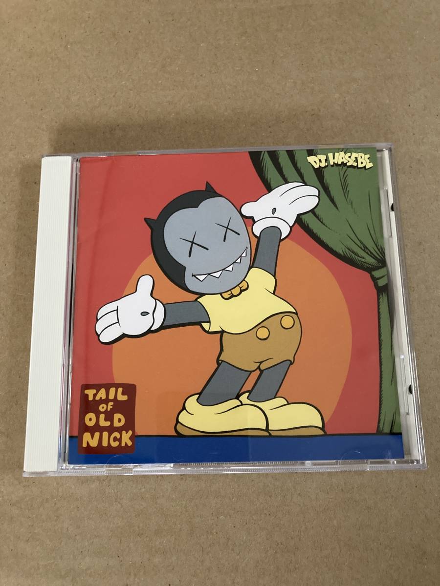 KAWS ステッカー付き DJ HASEBE 【TAIL OF OLD NICK】 帯有り
