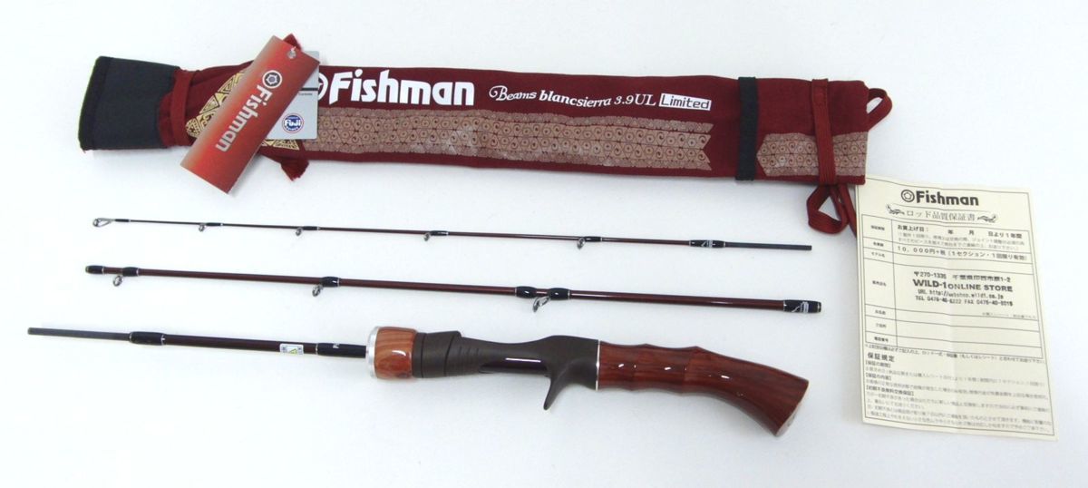 ロッド Fishman Beams blancsierra3.9UL LIMITED Beamsblancsierra3.9UL LIMITED(ビームスブランシエラ3.9UL リミテッド