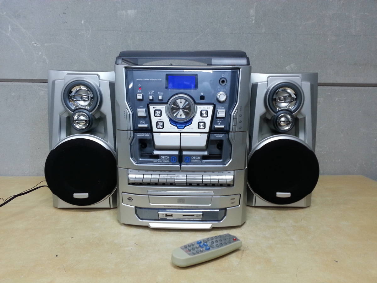 7AN1169 マルチコンポ 株式会社とうしょう HF-638PE 3CD テープ ラジオ