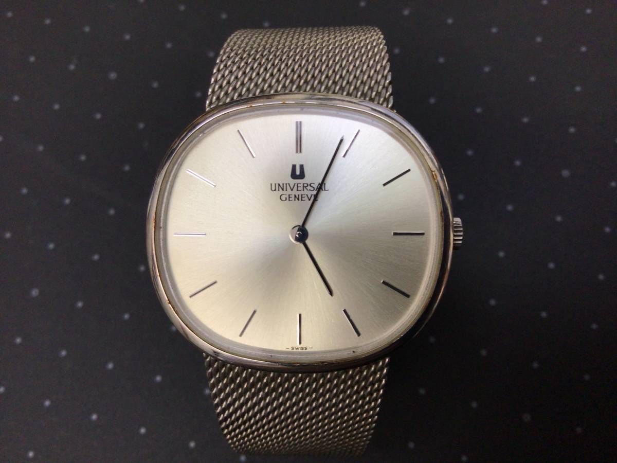 管6589)【腕時計】UNIVERSAL GENEVE/ユニバーサルジュネーブ 手巻き ...