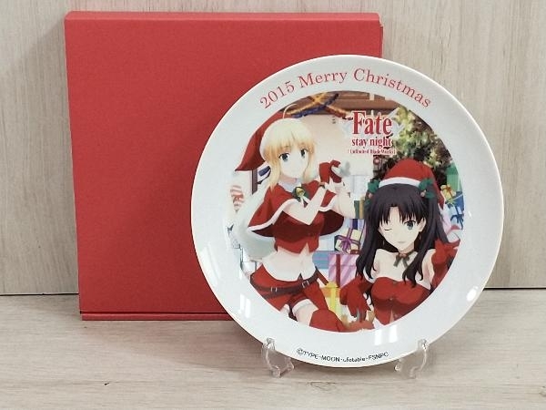 Fate/staynightあにしゅが2016クリスマスプレート遠坂凛＆間桐桜 あにしゅが セイバー&遠坂凛 クリスマスプレート Fate/stay night