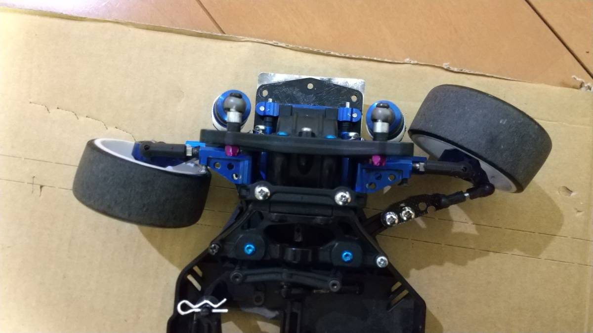 ドリパケシャーシ、ボディ、プロポセット　改造多数 ドリパケ 2WD 切れ角最大 改造多数 ヨコモ