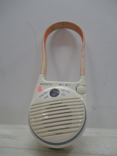 未使用 SONY バスルーム ラジオ ICF-S78 FM/AM 2バンド レシーバー