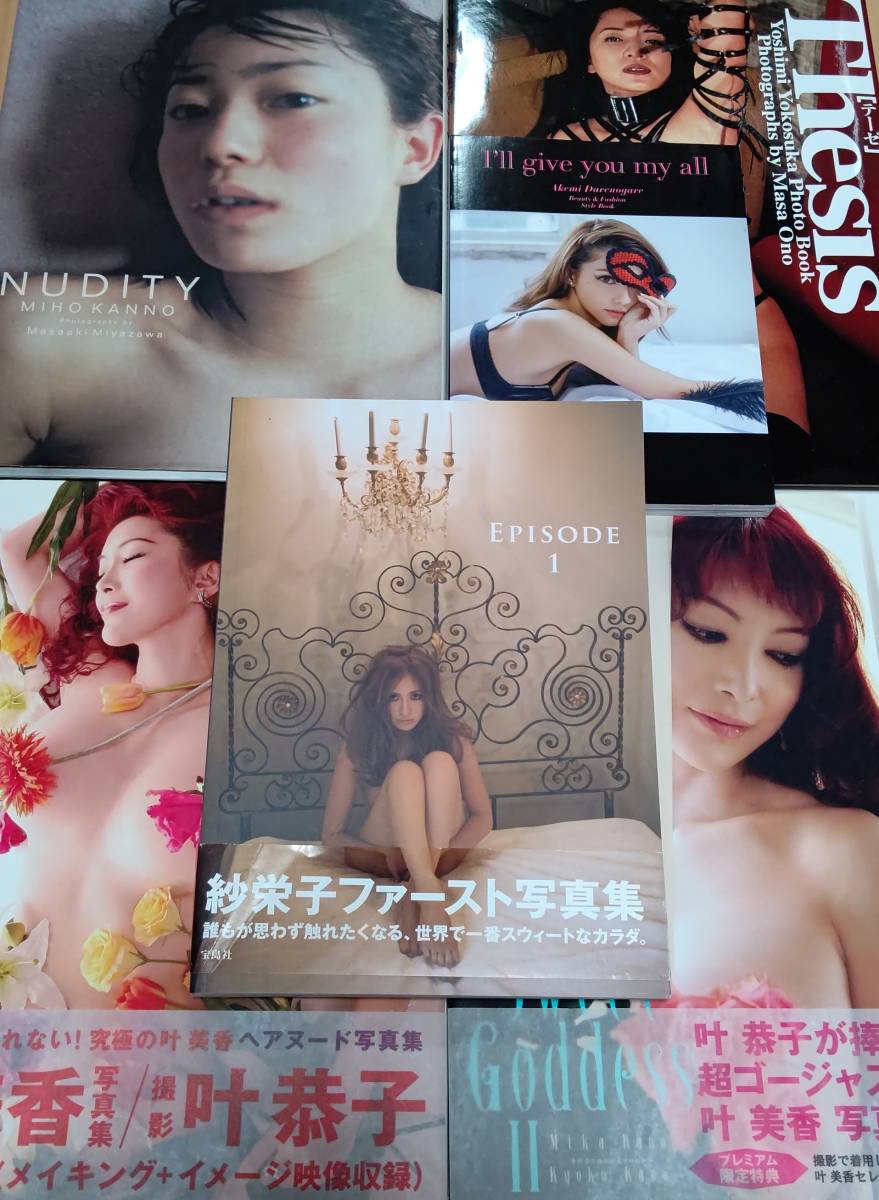 菅野美穂 横須賀昌美 叶美香 紗栄子 ダレノガレ明美 ６冊写真集セットの落札情報詳細 - ヤフオク落札価格検索 オークフリー