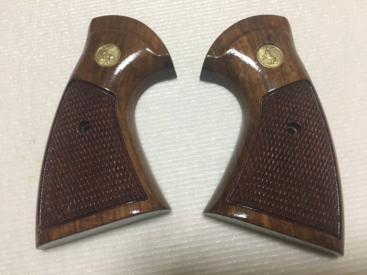 新品 タナカ 純正 コルトパイソン用 オーバーサイズ 木製