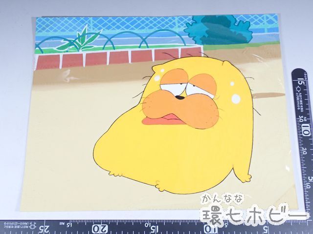 TE13◇⑪当時物 セル画 オヨネコぶーにゃん 背景付き アニメ 昭和