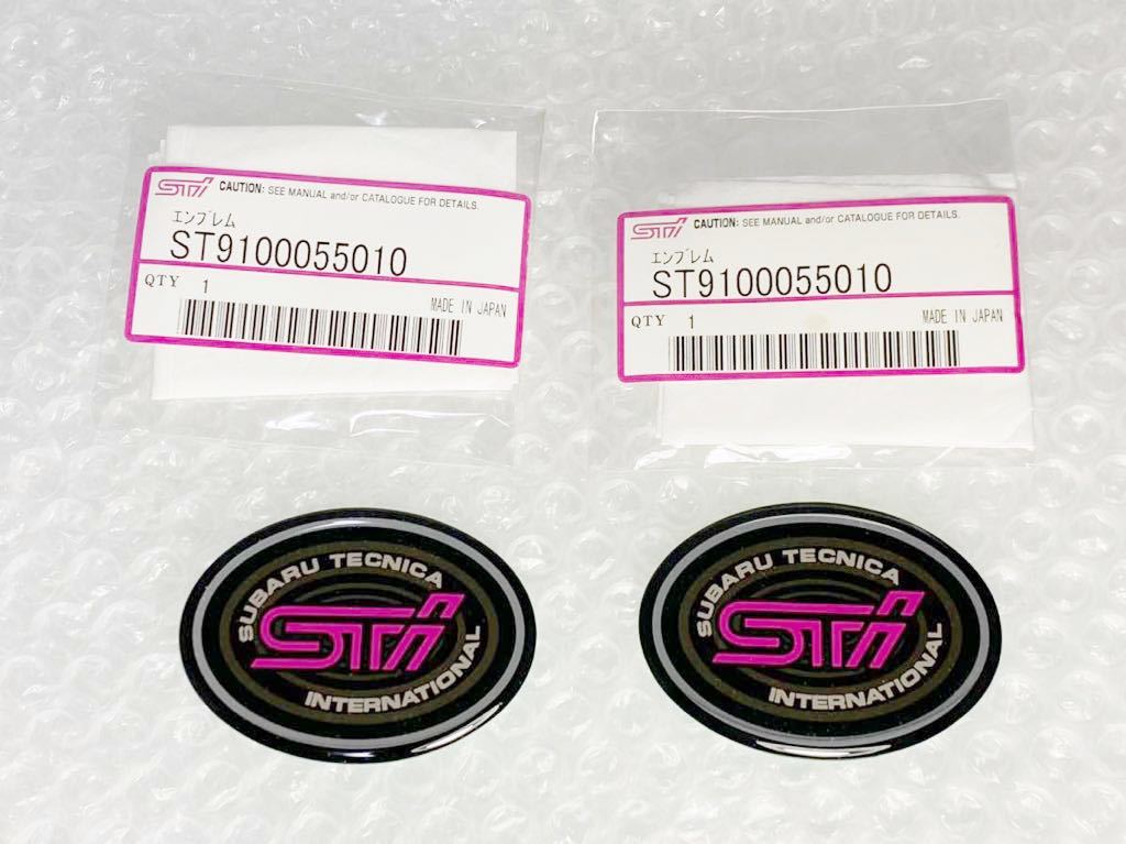 新品】インプレッサWRX STI GC8 フロント フェンダーエンブレム 左右 