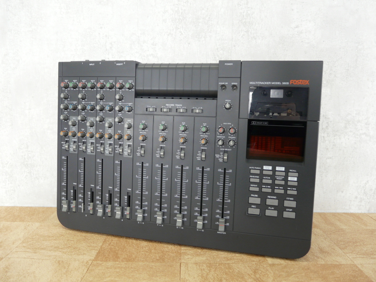 現状品 Fostex カセットMTR マルチトラックレコーダー 380S フォステクス オーディオ機器 音楽 音響 機材/E572093の