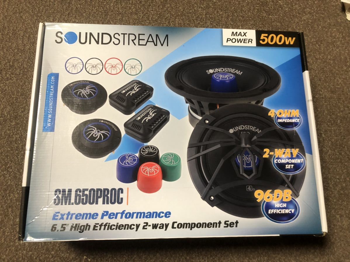 Soundstream Sm 650proc Pro Audioシリーズ サウンドストリーム スピーカー 16 5cm 6 5 定格250w 最大500w 96db の落札情報詳細 ヤフオク落札価格情報 オークフリー スマートフォン版