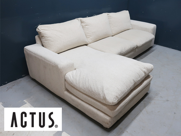 ACTUS(アクタス) HUKLA(フクラ) トリノ フェザーカウチソファロング ACTUS/アクタス×HUKLA/フクラ トリノ カウチソファ カウチソファのみ