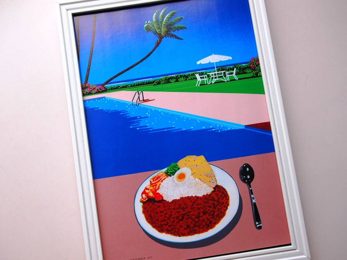 額装品 永井博 プールサイドでカレー 珍品 ミニポスター 非売品 イラスト 切り抜き の落札情報詳細 ヤフオク落札価格情報 オークフリー スマートフォン版