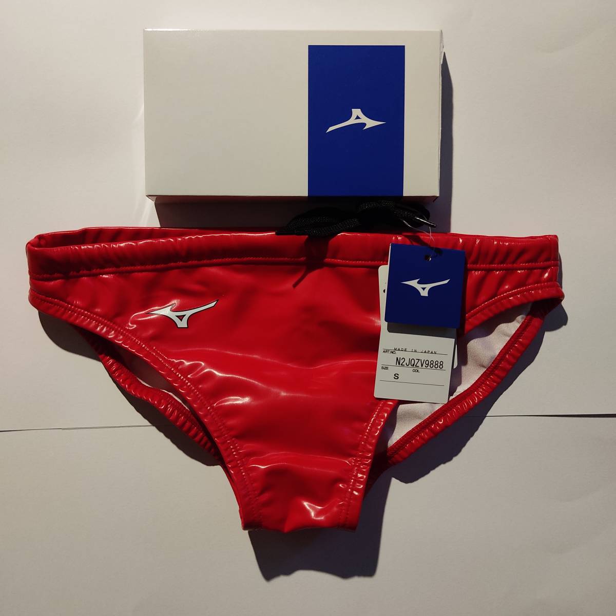 新品】【mizuno】ミズノ ウォーターポロ☆N2JQZV9888/ポロパン/赤/S