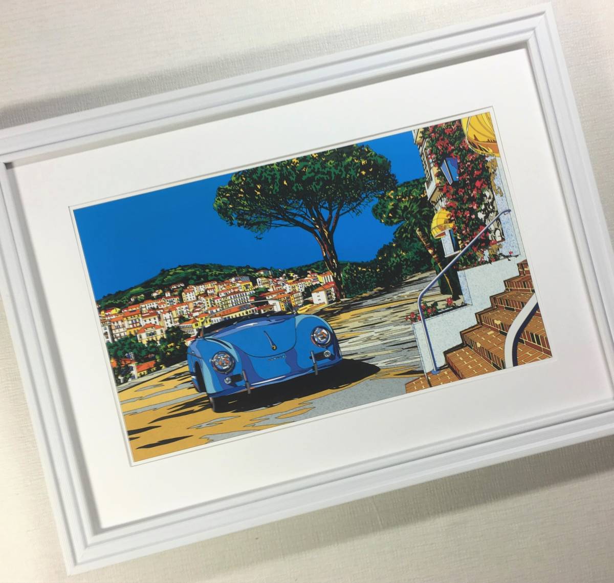 新品 鈴木英人 タイプ額入り 1994 ロング アンド ワインディング ロード 印刷イラスト アートフレーム インテリア 送料無料 の落札情報詳細 ヤフオク落札価格情報 オークフリー スマートフォン版