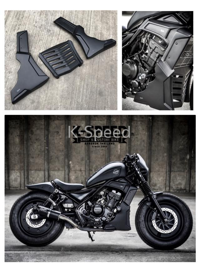ディアブロ ホンダレブル250-500ヘッドライトグリル （ホンダ