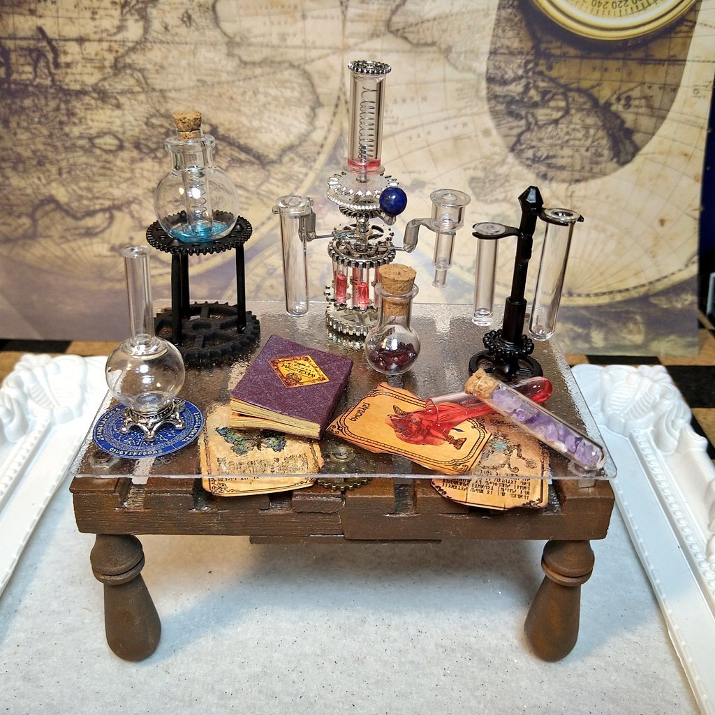 新品 銀河鉄堂 ドクトル ファウストの実験机 1 12サイズドールハウス小物 の落札情報詳細 ヤフオク落札価格情報 オークフリー スマートフォン版