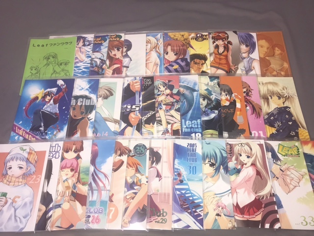 Leafファンクラブ会報誌vol.1〜21・記念CD・カレンダー2種など Leafファンクラブ会報誌vol.1〜21・記念CD・カレンダー2種など