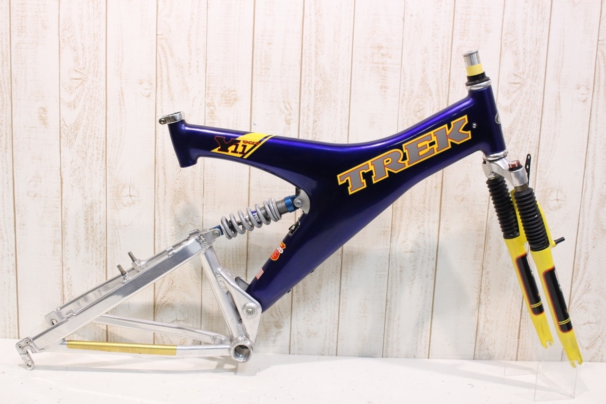 TREK トレック Y11 OCLVカーボン ビンテージMTBフレーム ROCKSHOX INDY