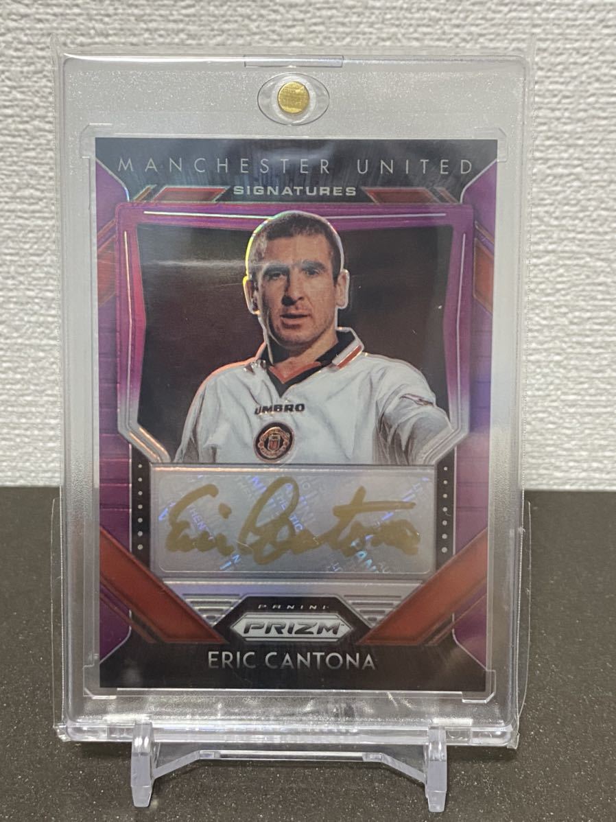 2021 Panini Prizm 味わい深い Eric Cantona Auto Pink