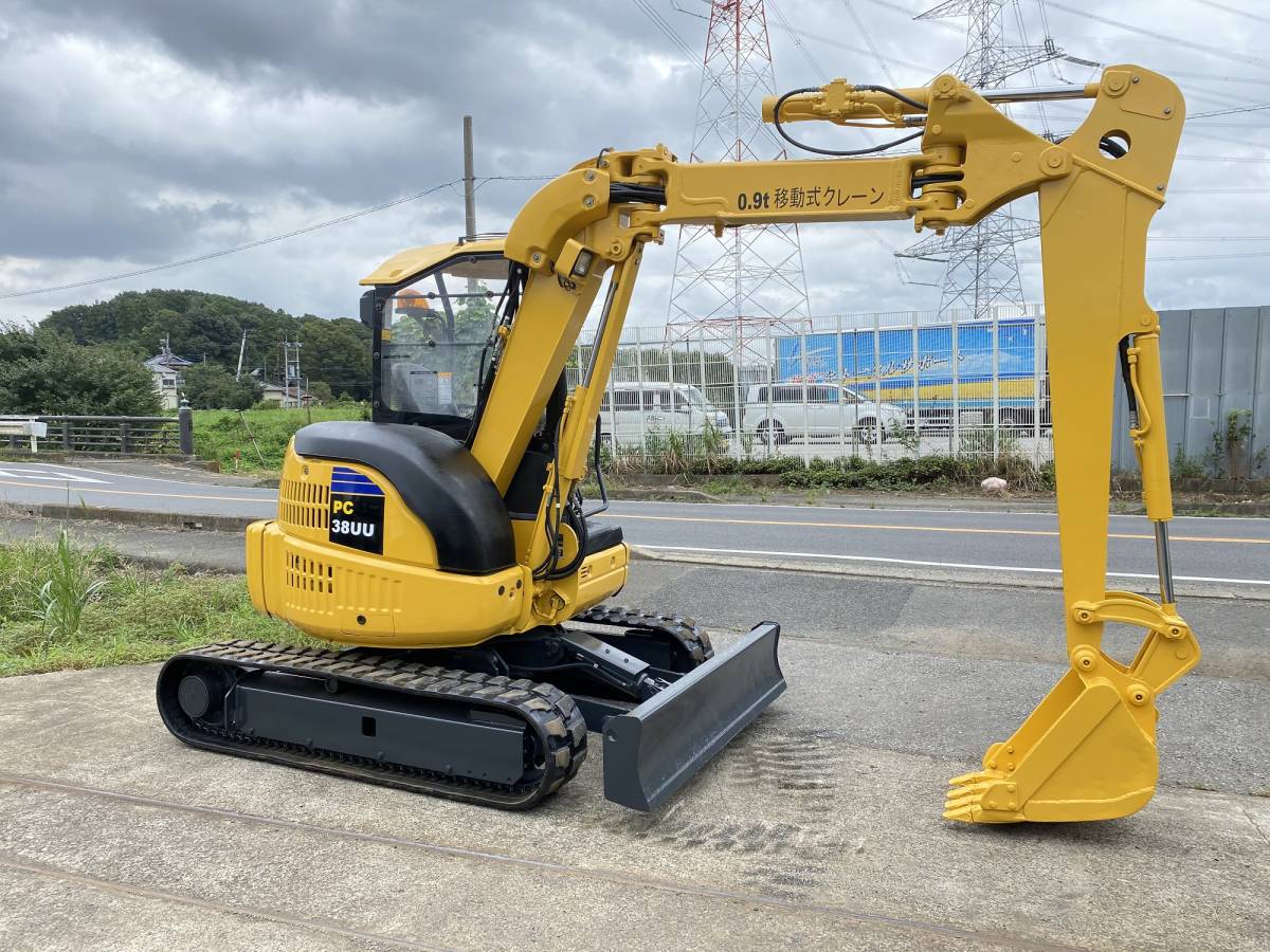 専用 ミニユンボ☆ユンボ☆HITACHI ☆ZX55UR☆5t☆倍速☆配管☆移動式
