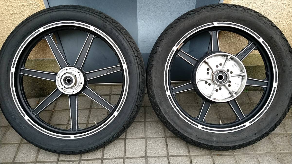 超希少 当時物 初期型 初期 レスター キャストホイール Z1 Z2 H2 750SS 6穴