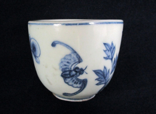 週末限定ンセール 裕】分院窯 李朝・染付牡丹蝙蝠文丸壺（李朝後期） 工芸品