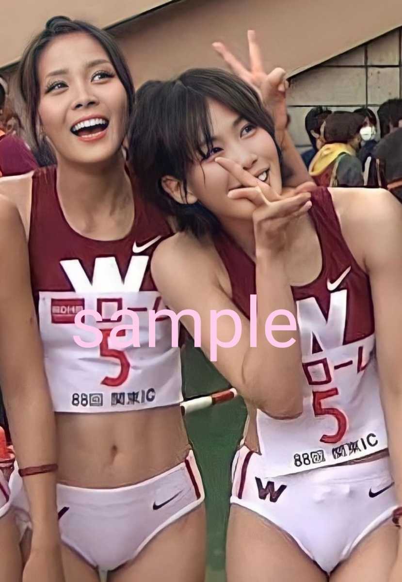 未使用に近い】アスリート女子 陸上 早稲田 美人 レーシング 