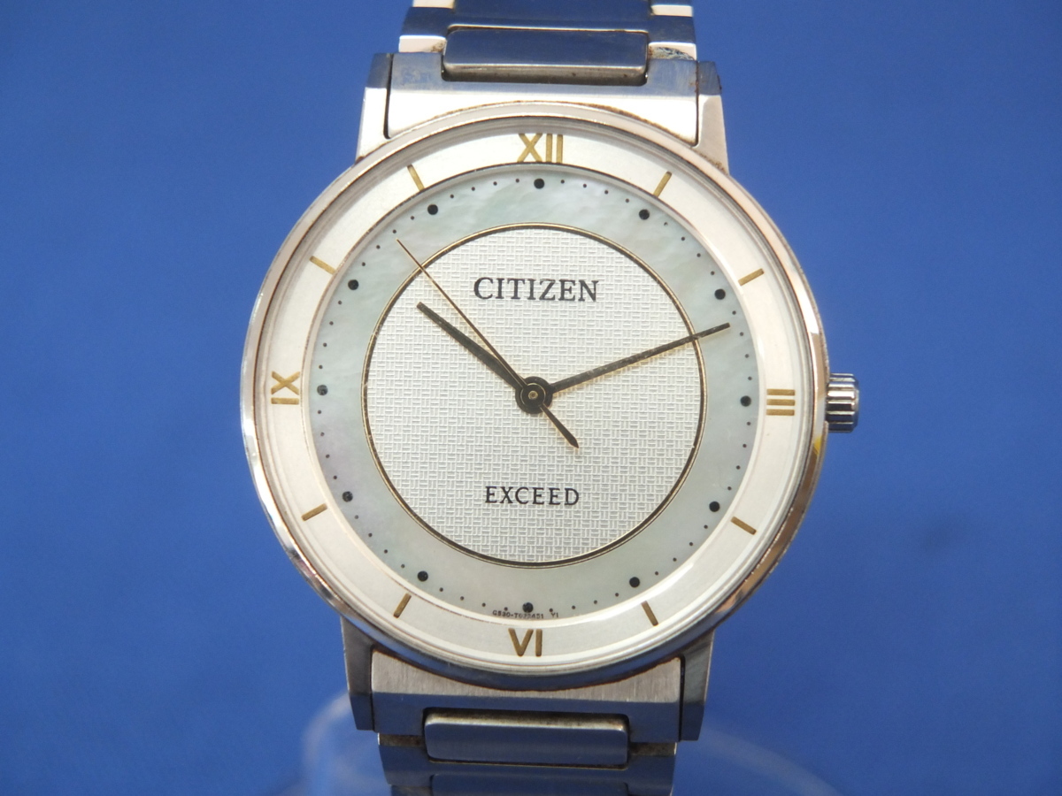 CITIZEN EXCEED G530-T014208 シチズンエクシード Citizen Exceed G530-T014208 Eco Drive Stainless Steel Solar