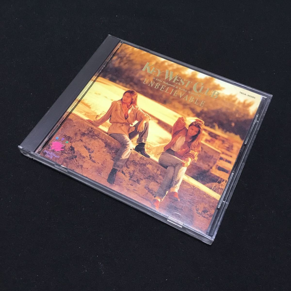 中古】中谷美紀 KEY WEST CLUB在籍時サイン色紙 チケット半券サイン入