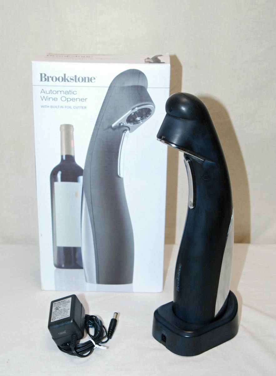 【目立った傷や汚れなし】千円～ 電動ワインオープナー Brookstone Automatic Wine Opener の落札情報詳細