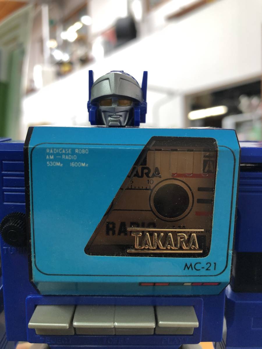 未使用】ミクロマン サウンド戦士 ラジカセロボ 実用ミクロチェンジ