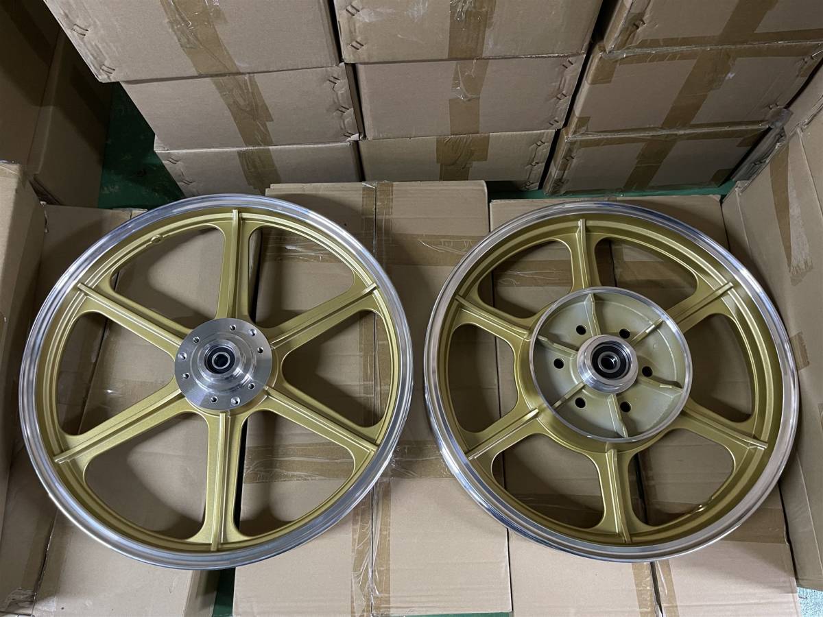 Z2 Z1 キャスト ホイール ゴールド 5本スポーク 6穴 中古 送料無料