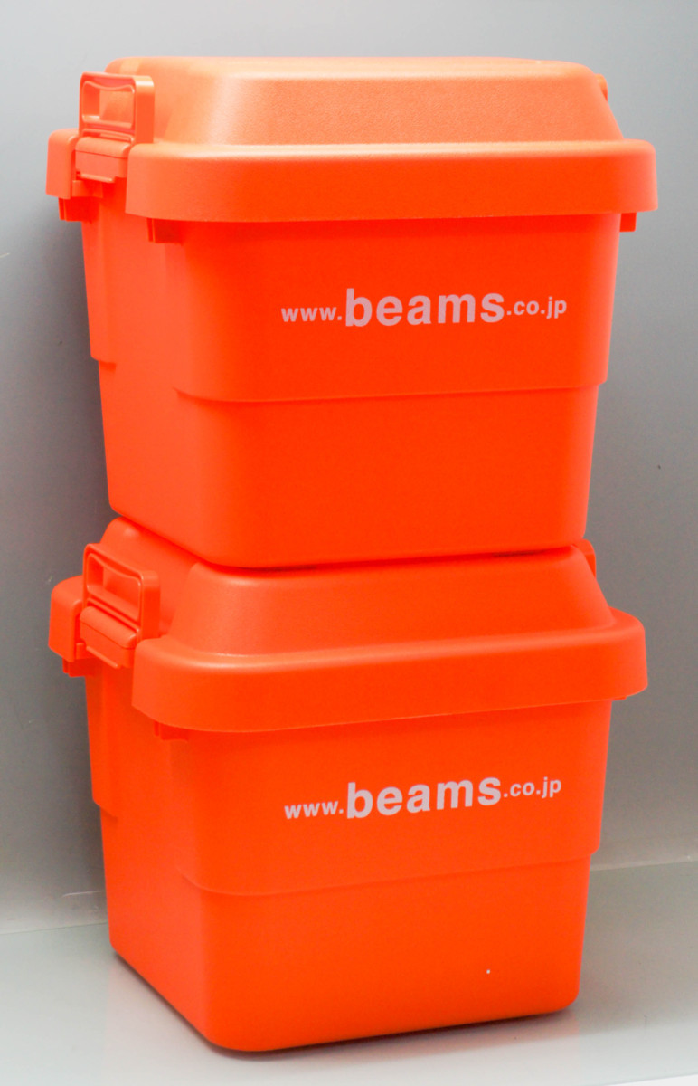 beams 収納ボックス 50L オレンジ ビームス トランクカーゴ頑丈