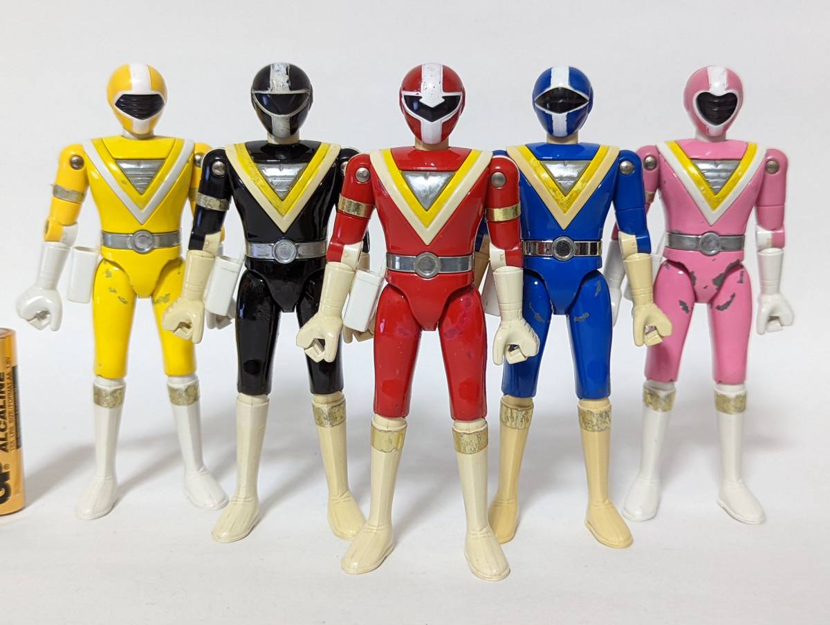 地球戦隊ファイブマン　レッド　超合金フィギュア　希少当時モノ　戦隊ヒーロー 当時物 超合金 地球戦隊 ファイブマン ファイブレッド